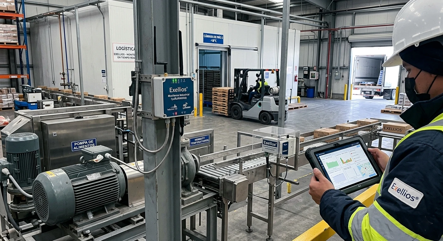 Monitoreo de cadena de frío industrial con LoRaWAN